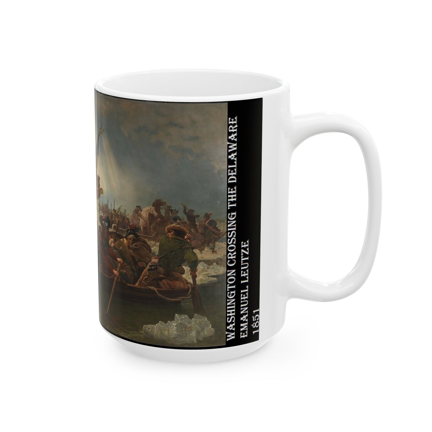 Washington Crossing the Delaware 15oz Ceramic Mug